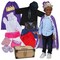Kaplan Early Learning Company Pretend Play Dress-Up Trunk - 20 Pieces